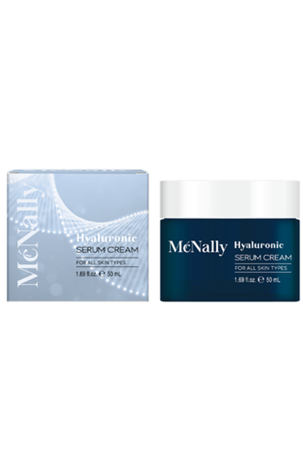 MCNALLY - КРЕМ ДЛЯ ЛИЦА С ГИАЛУРОНОВОЙ КИСЛОТОЙ HYALURONIC SERUM CREAM, 50 МЛ