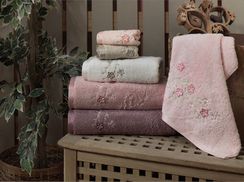Набор полотенец MARGARITA МАРГАРИТА 3пр 30х50 50х90 и 70х140 Maison Dor Турция