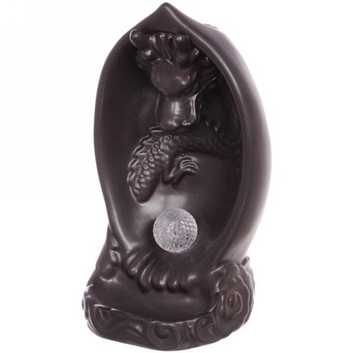 Подставка под стелющиеся благовония Дыхание дракона с подсветкой 10,5 x 10,5 x 19 см