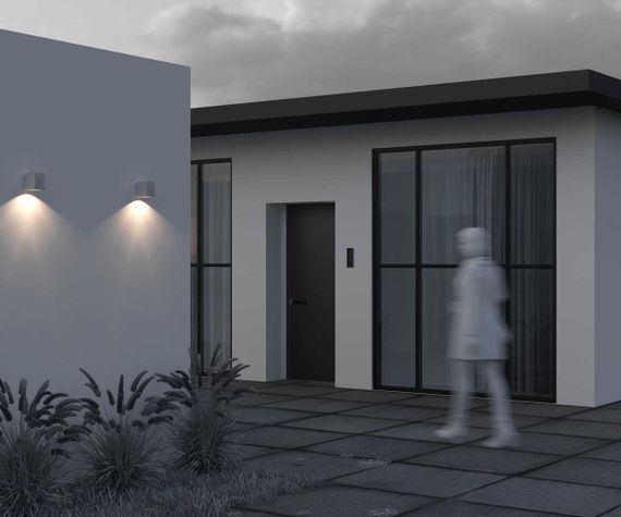 Уличный настенный светильник Maytoni Outdoor Block O507WL-L5W3K