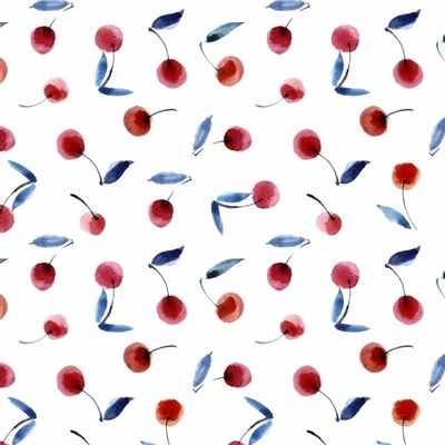 акварельная вишня