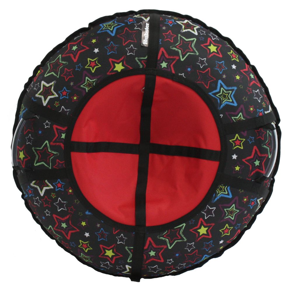 Тюбинг Hubster Фьюжн Звезды черные, хайп красный