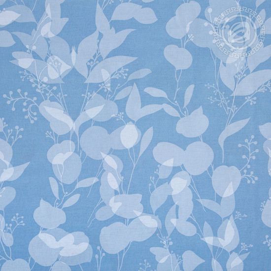 Двуспальный с европростынёй комплект постельного белья Азура DE LUXE поплин наволочки 70x70 см