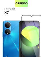 Защитное стекло BROSCORP для Honor X7 оптом (арт. HW-HX7-FSP-GLASS-BLACK)