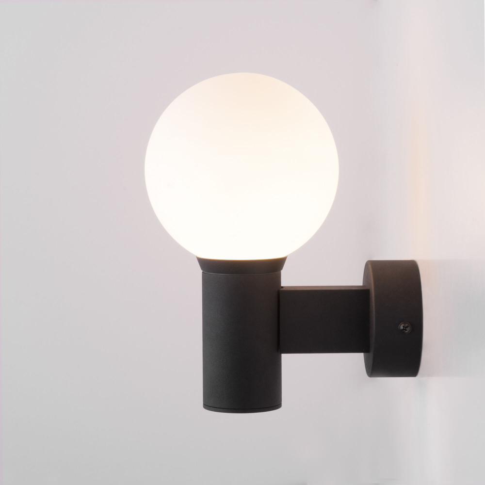 Уличный настенный светильник Sfera D 35126/D черный