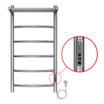 Полотенцесушитель электр. Azario VERONA 43.2х80, Хром