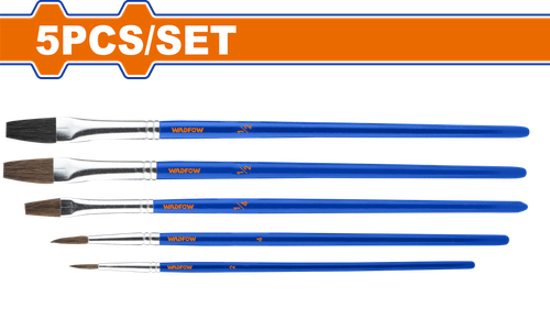 Набор художественных кистей 5 шт (24/240) WADFOW WXA1K05