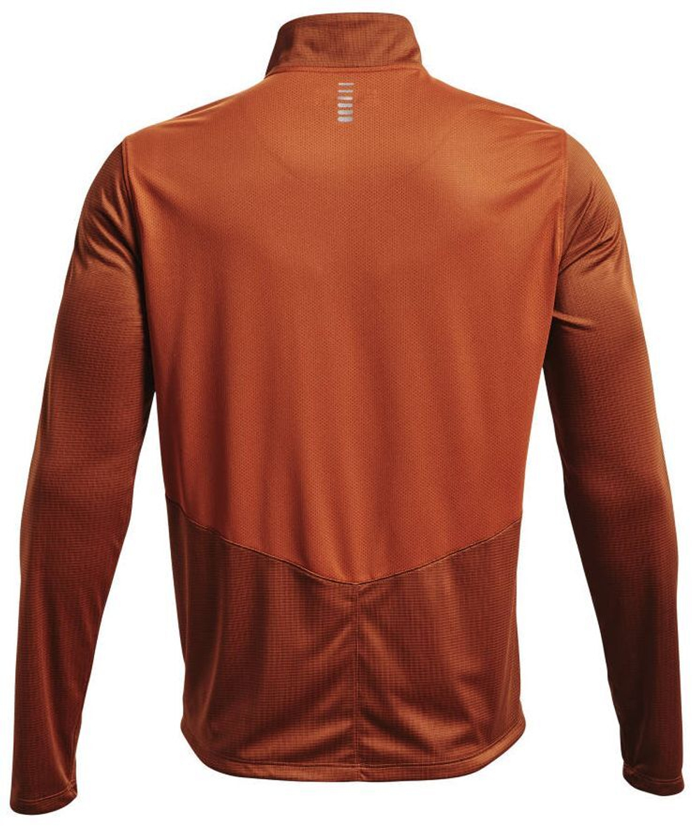 Мужская теннисная футболка теннисная Under Armour Men's UA Speed Stride 2.0 1/2 Zip - fox