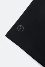 Футболка SHU свободная плотная черная