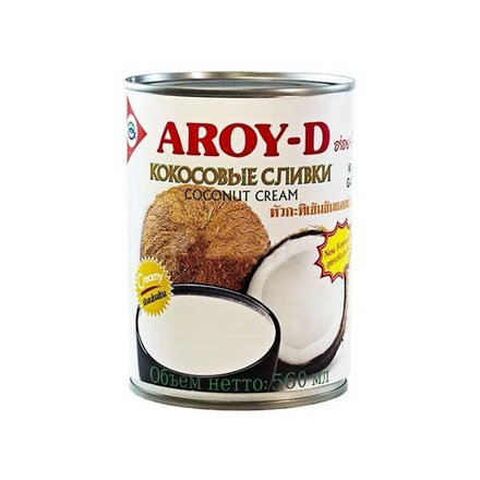 Кокосовые сливки "AROY-D" 70%,560мл, ж/б