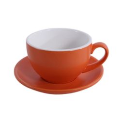 Чайная пара 370 мл оранжевая матовая d 10,9 см h7,2 см Barista (Бариста) P.L. Proff Cuisine [6]