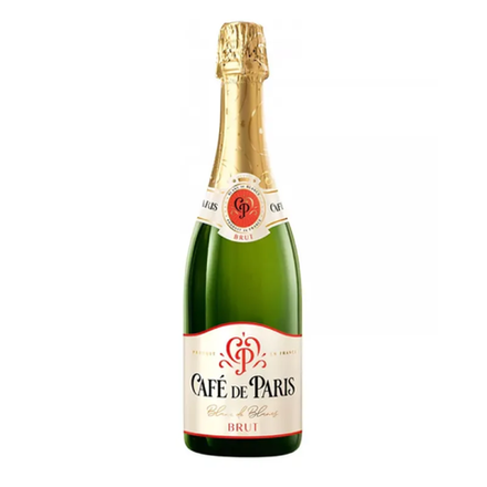 Вино игристое Cafe de Paris белое брют 0,75 л