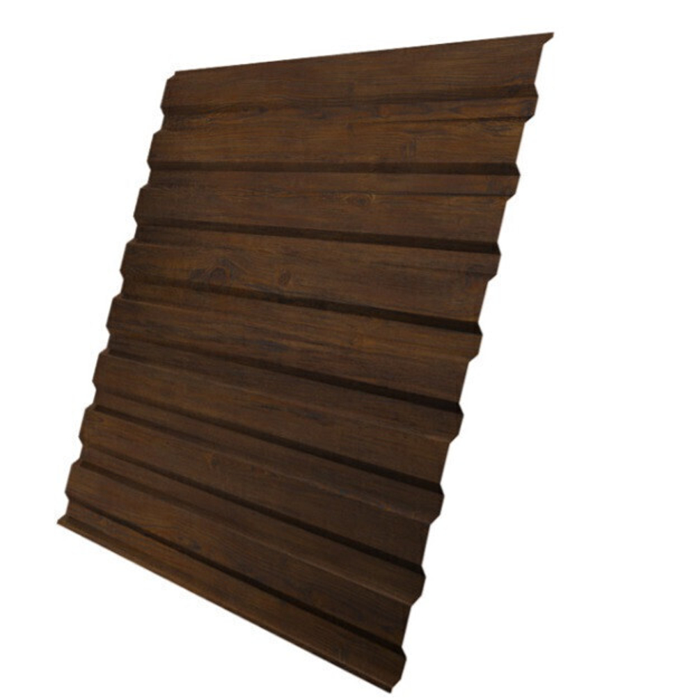 Профнастил С20 Grand Line Colority Print Elite 0,45 мм Chestnut Wood