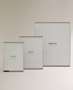 ZARA HOME МЕТАЛЛИЧЕСКАЯ РАМКА, СЕРЕБРЯНЫЙ