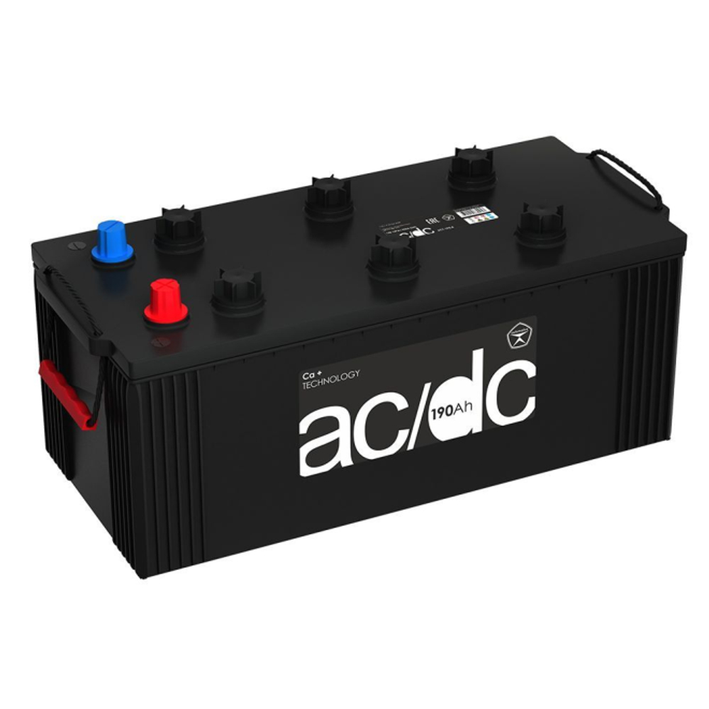 Аккумулятор 6СТ-190 А.ч., п.п., L+,  AC/DC