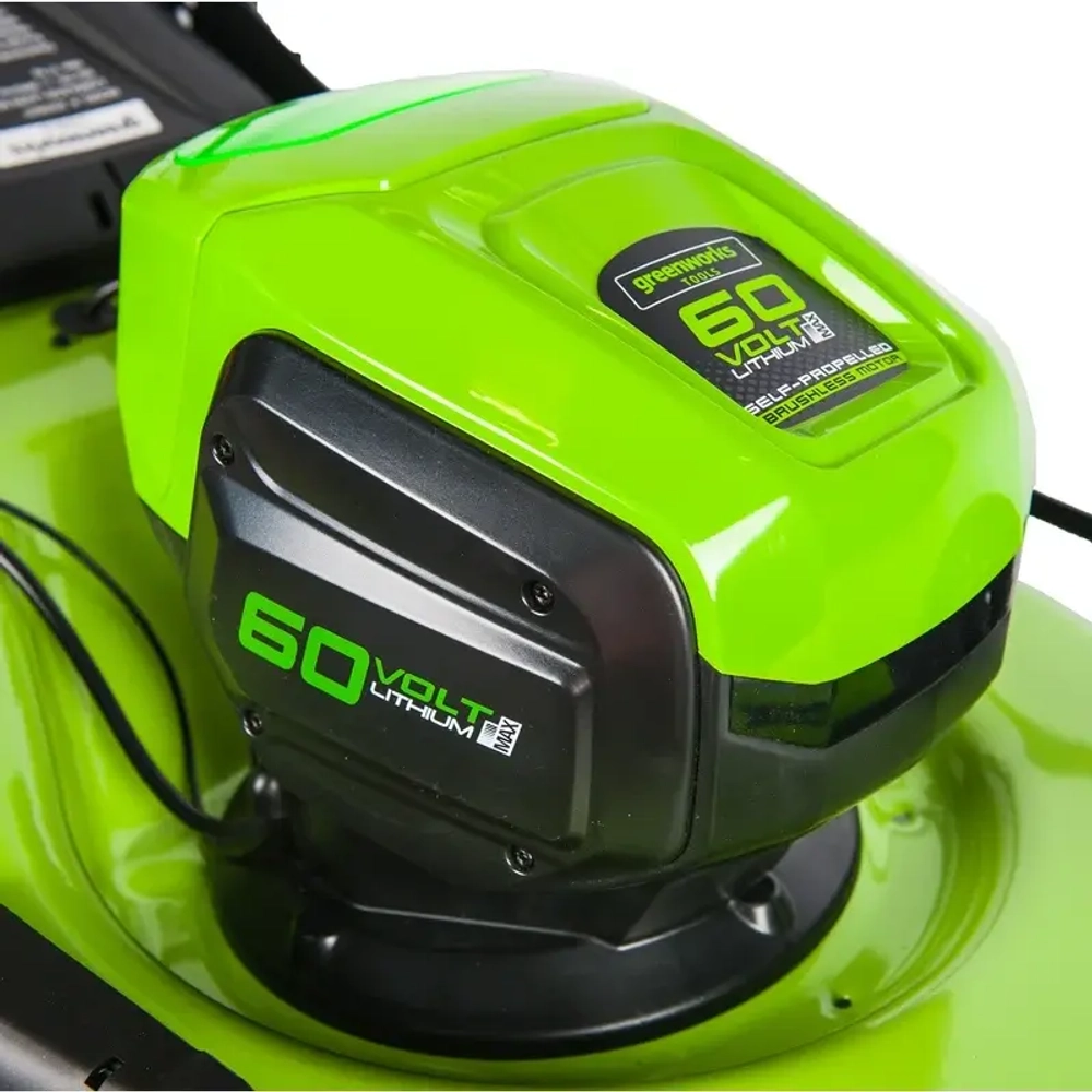 Аккумуляторная газонокосилка Greenworks GD60LM51SP (1 x 5 Ач, Быстрое ЗУ) 2514307/2944907/2954407