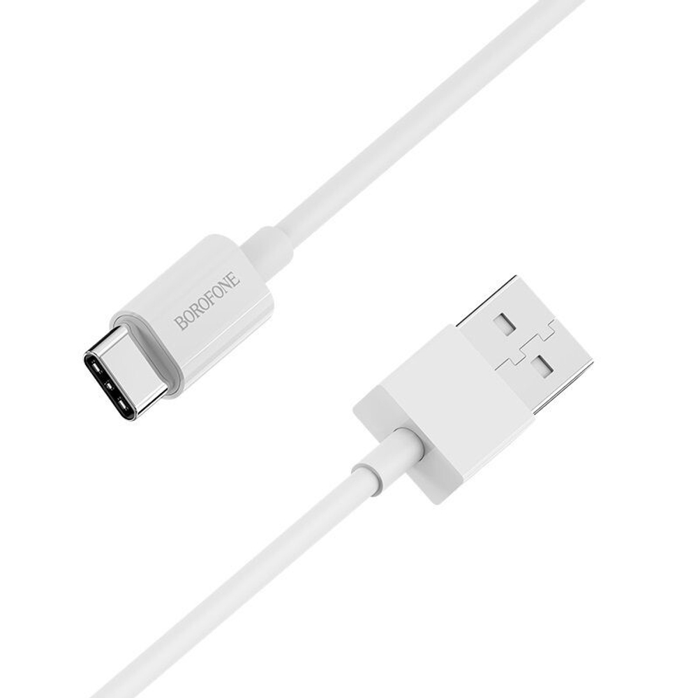 Кабель USB - TypeC BOROFONE BX3 (белый) 1м