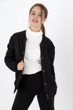 Джемпер для девочки Бомбер-1 Виотекс ЧЁРНЫЙ