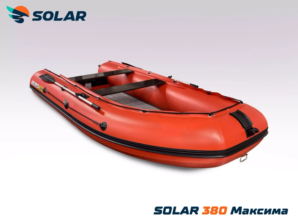 Лодка надувная моторная solar-380 к (максима)
