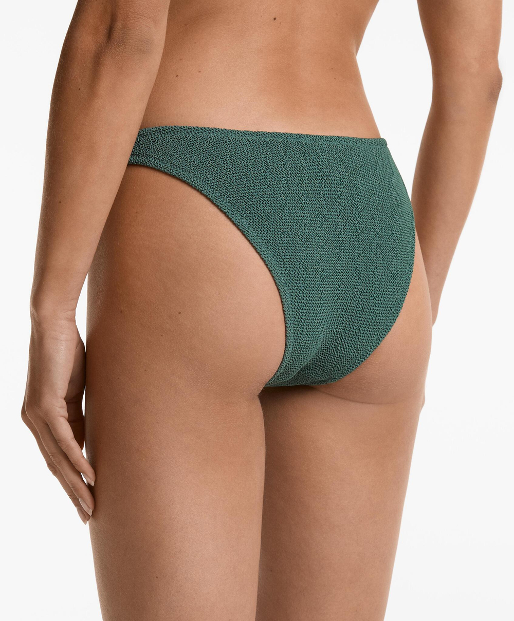 OYSHO Трусы-бикини с U-образным вырезом и средней посадкой, зеленый