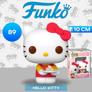 Фигурка Funko POP! Hello Kitty And Friends Hello Kitty with Dessert (89) 80314 / Фигурка Фанко ПОП! по мотивам мультсериала "Приключения Hello Kitty и ее друзей", Hello Kitty