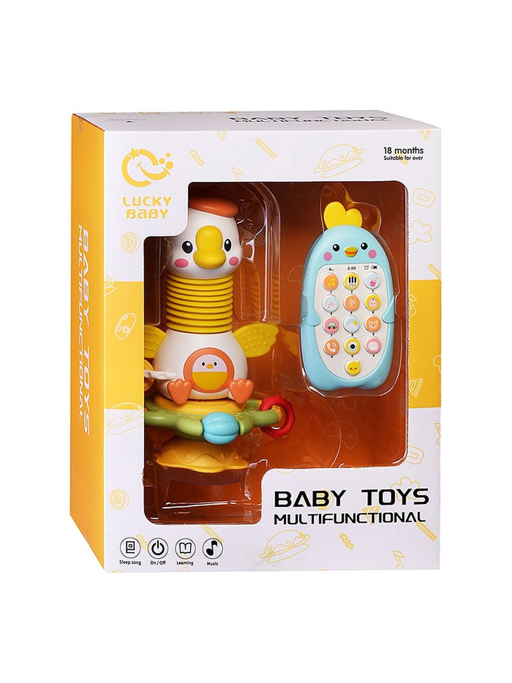 Набор игрушек развивающих Забавный утенок (LDJ230B-2)