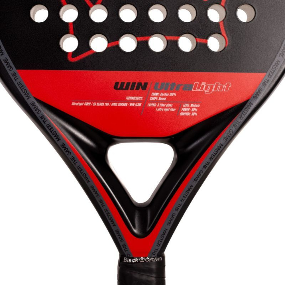 Ракетка для падел тенниса Black Crown Win Ultra Light