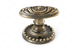 Ручка латунная каминная Жемчужина розетка