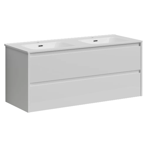 Тумба с раковиной Sancos Libra LB120-2W белый глянец