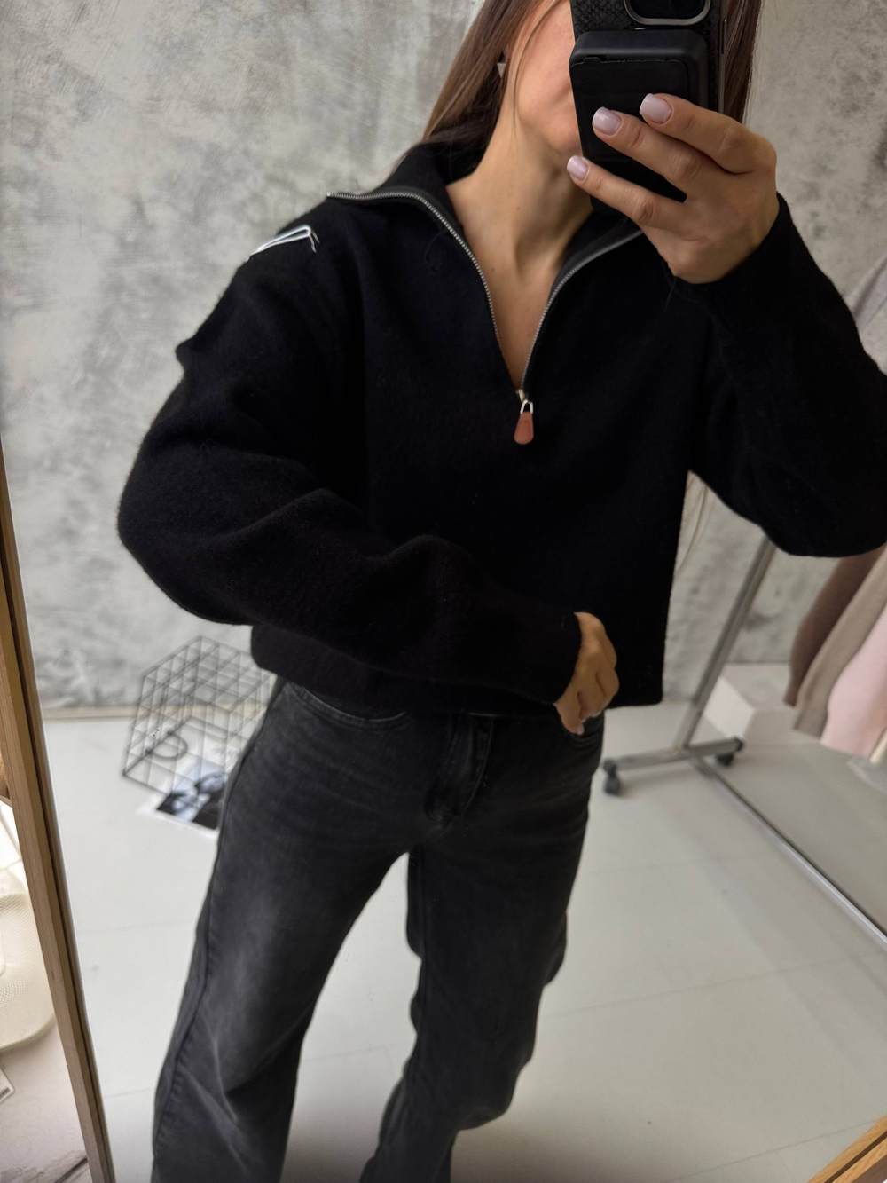 Свитер жен. 813-2 чер.