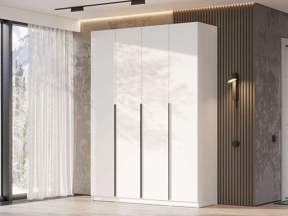 ШК 5 шкаф 1600 + полки 1 комплект / Белый