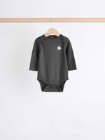 Боди с коротким рукавом для малышей Next B71-858, 5 шт., Бежевый, Серый