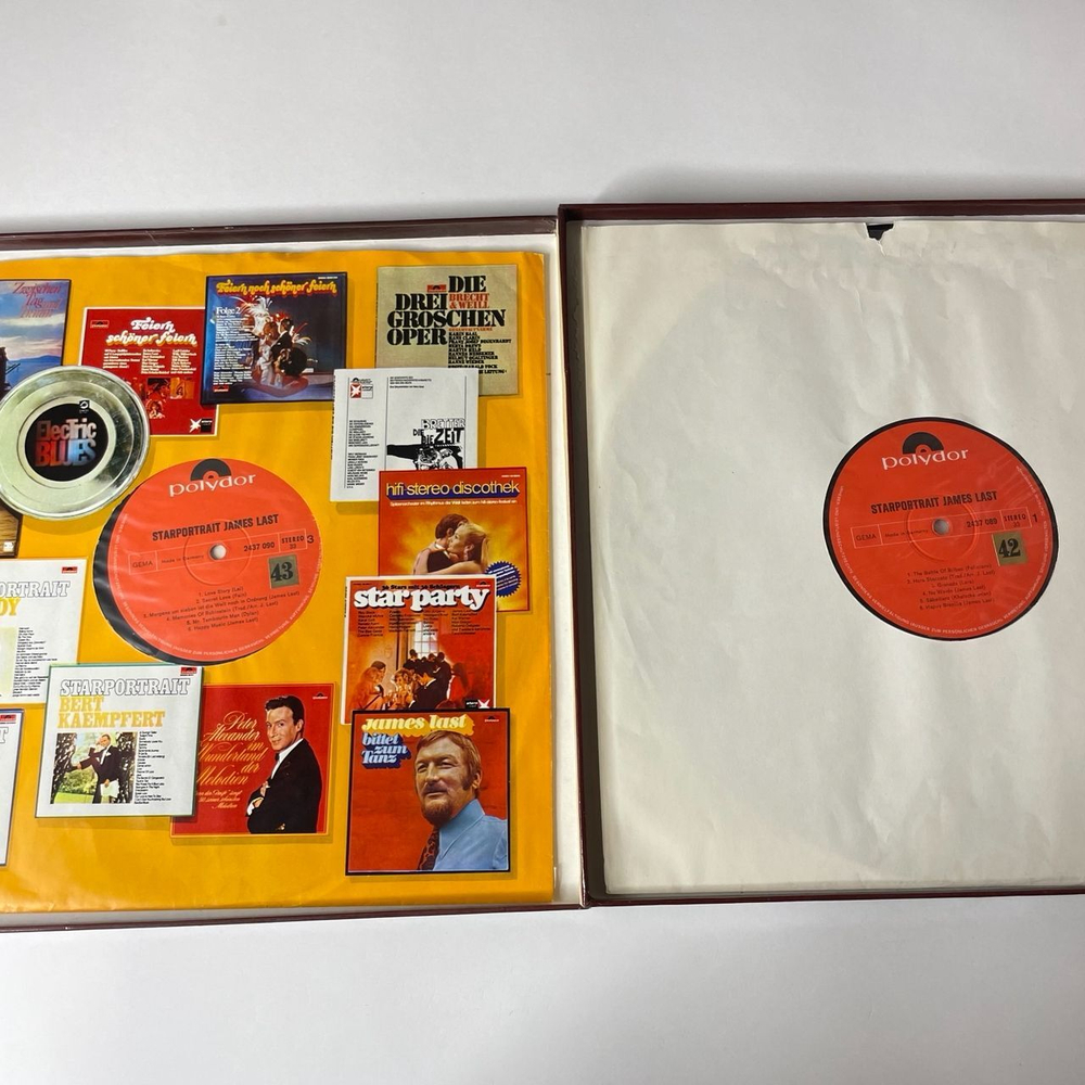 Винтажная виниловая пластинка LP Джеймс Ласт James Last Starportrait (Germany 1971)