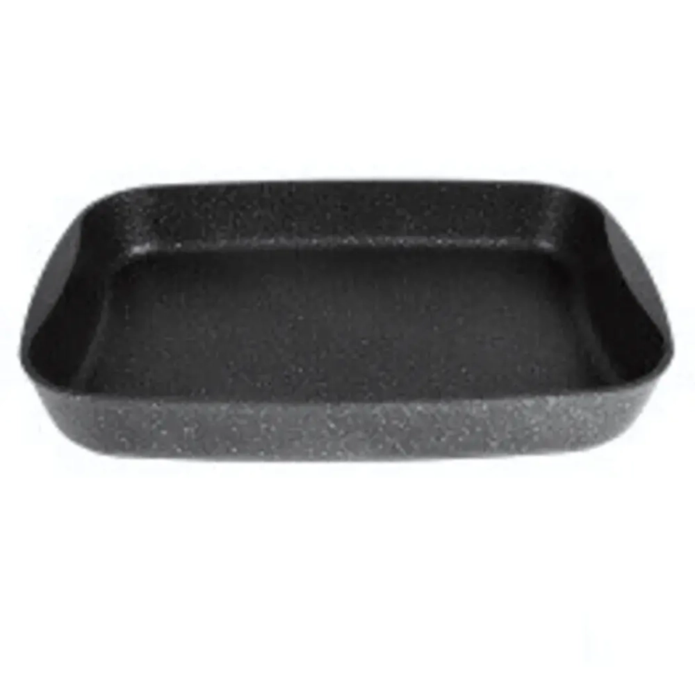 Противень 40*29,5*5см (темный мрамор)