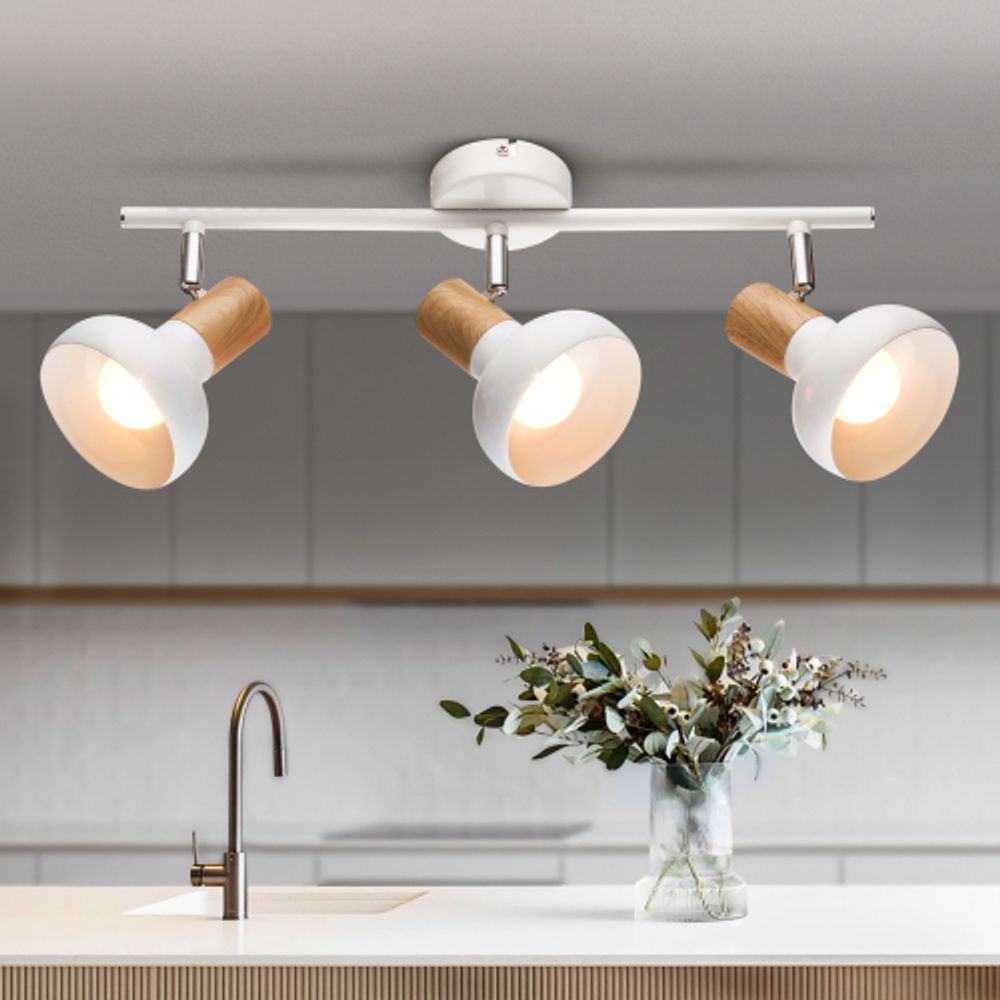 Светильник настенно-потолочный спот Rivoli   7052-703 3 х Е14 40 Вт поворотный