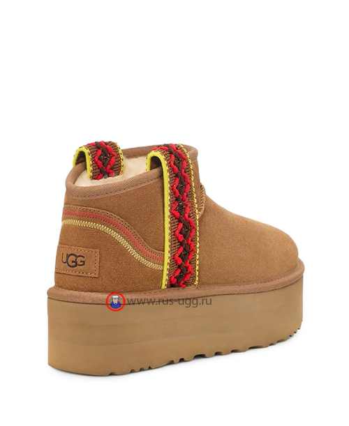 ULTRA MINI BRAID PLATFORM Сhestnut
