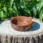 Тарелка-чаша Art of Siberia из сибирского кедра, текстурированная, 13,5 см. T14