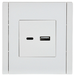 FORTE&PIANO Розетка USB A+C 18Вт FP251 белый IEK