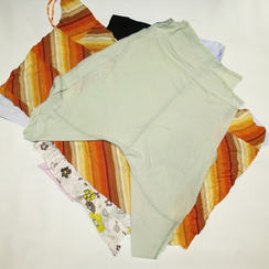 Ветошь хб, цветная, размер 40*60см