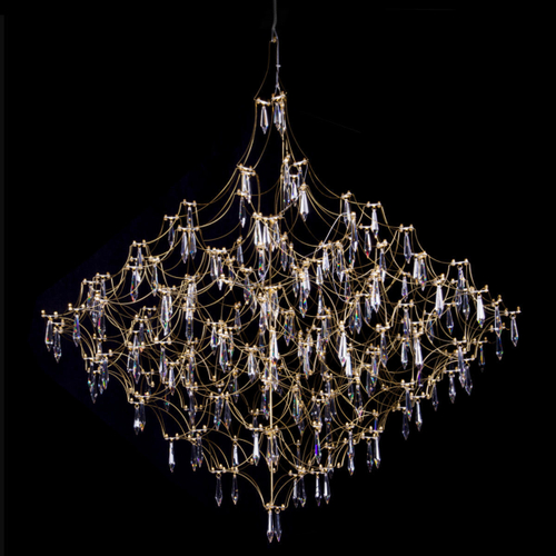 Подвесная светодиодная люстра Loft It Mira  10259/1200 Gold Asfour