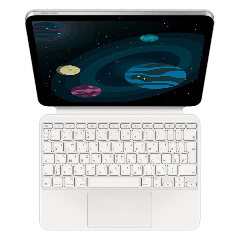 Клавиатура Apple Magic Keyboard Folio для iPad (A16 | 2025) и 10-го поколения (2022) (Белый | White)
