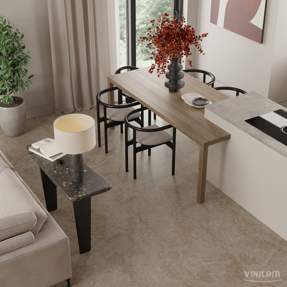 Виниловый ламинат Vinilam Ceramo 81222 Аравийский Камень
