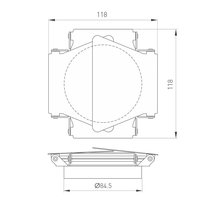 Шторки кашетирующие Arlight LGD-Barndoors-R85 046761