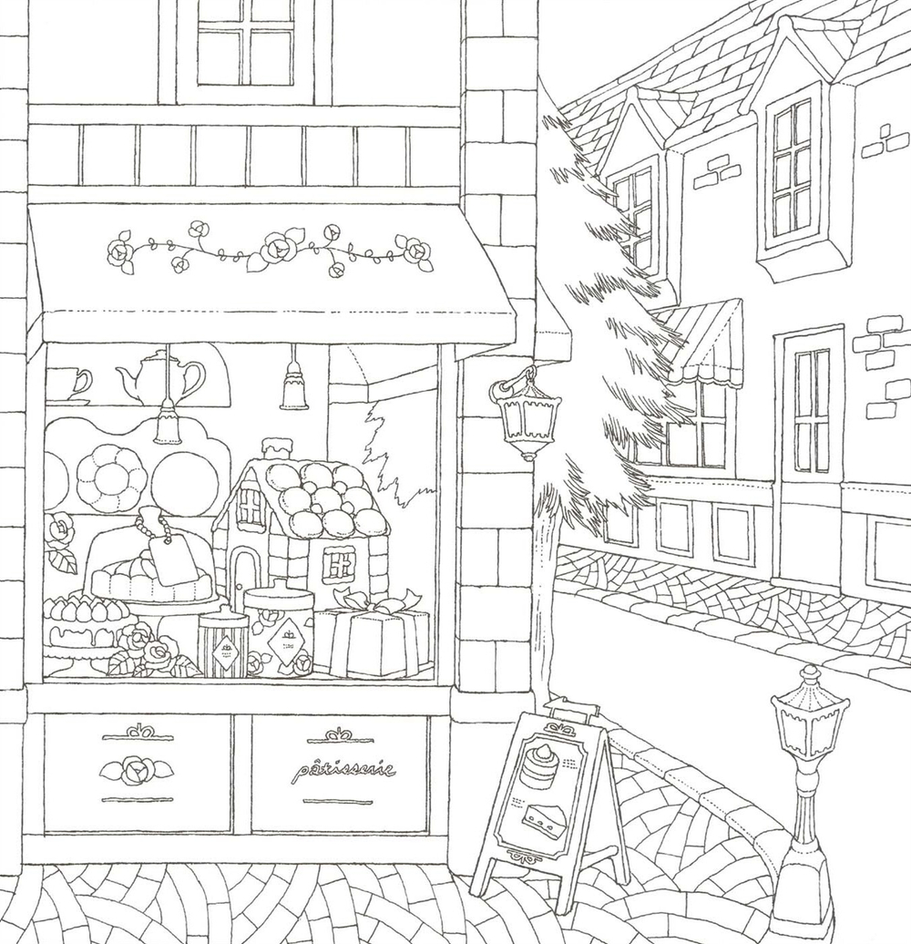 Dreaming Shop. Coloring Book (Korea)