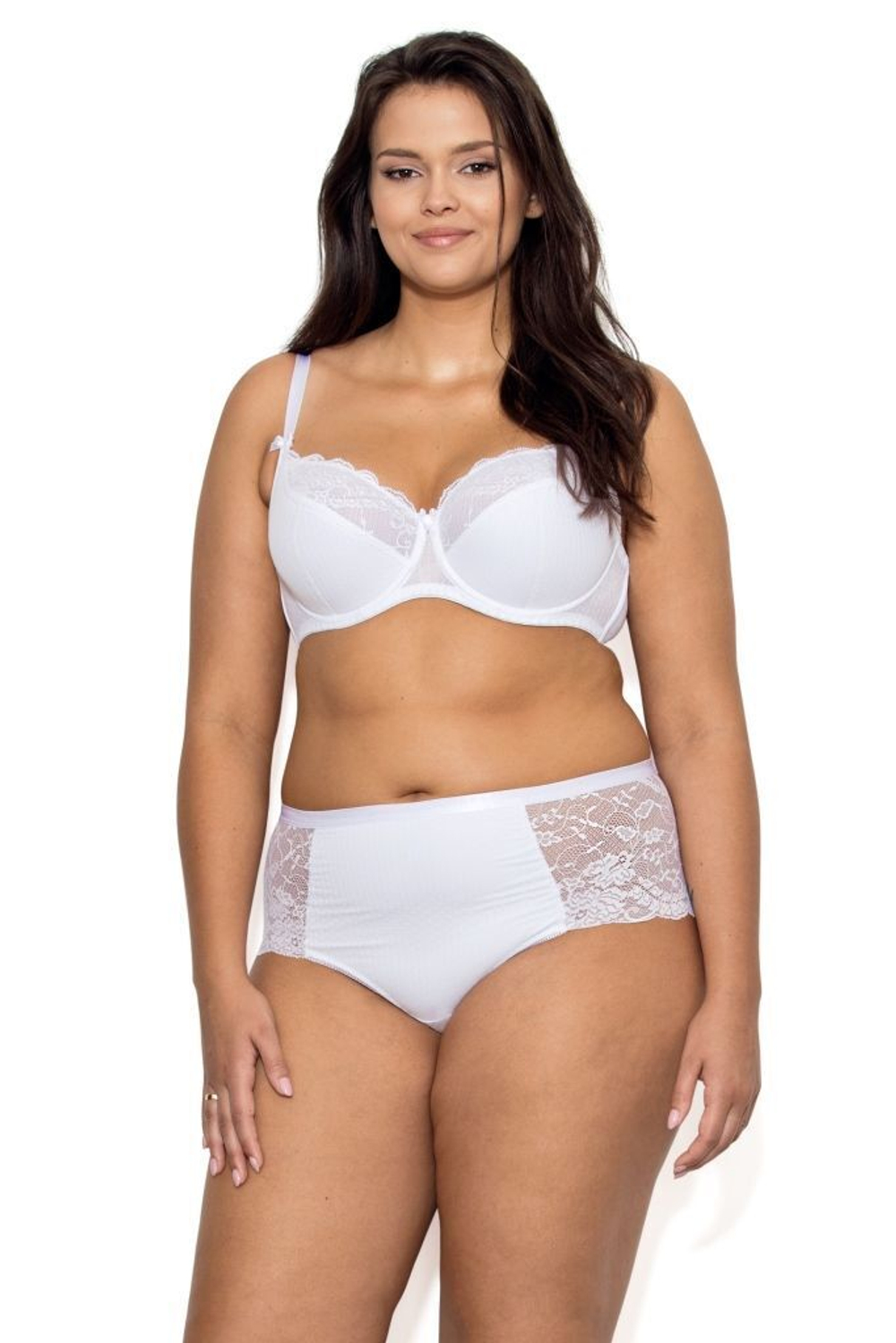 Бюстгальтер Pia с чашками на тонком поролоне (Размер: 75F) (Цвет: белый)