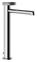 Смеситель для раковины Gessi Anello, высокий, с донным клапаном, цвет Chrome
