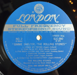 Винтажная виниловая пластинка LP The Rolling Stones Gimme Shelter (Japan 1971) (Obi) SLC-380