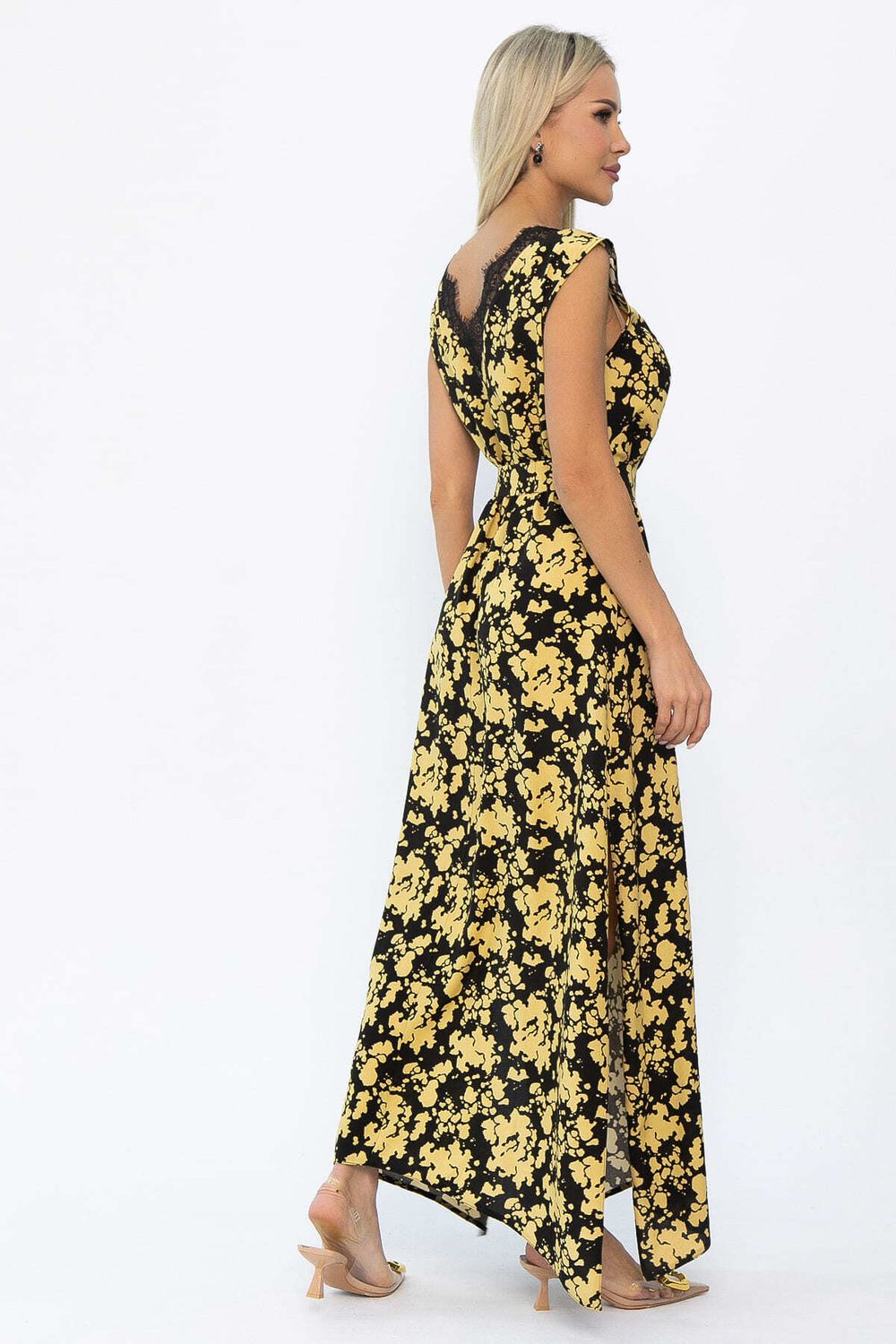 Платье Иниша (черно-желтое) П13924-4М LT Collection