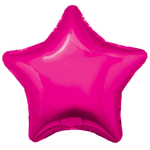 Шар фольгированный Звезда 76 см (Фуксия)