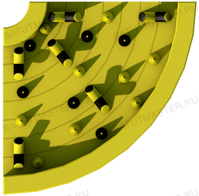 Надувной модуль препятствий «Неразбериха»